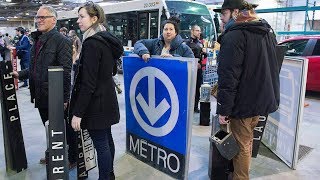 Subway car doors among items sold at Montreal transit garage sale