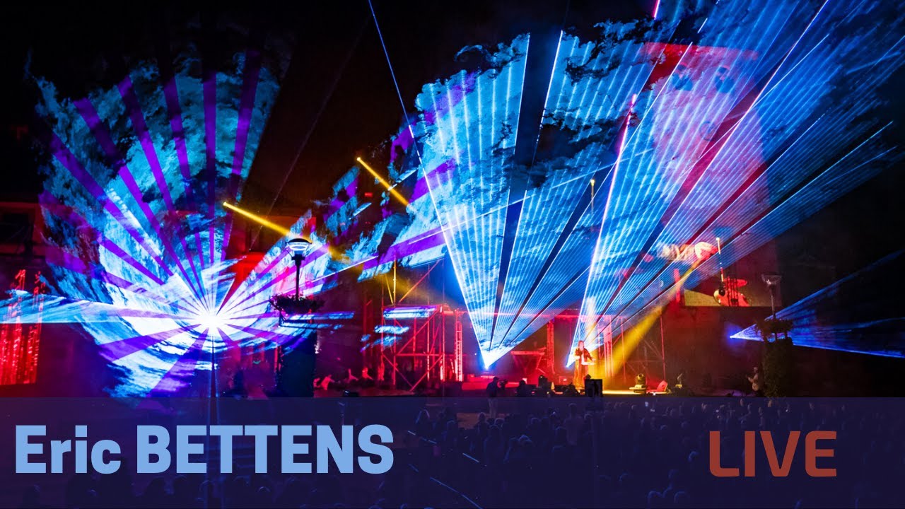 Eric Bettens en concert Sons et Lumières, laser et feux d'artifice