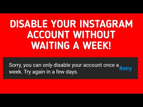 How To Disable Instagram Account Without Waiting A week How To Disable Instagram Account Without Waiting A week