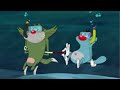 हिंदी Oggy and the Cockroaches 🌊💨 OGGY & JACK UNDER WATER 🌊💨 Hindi Cartoons for Kids