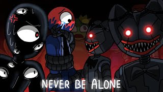 Never Be Alone Song Huggy Wuggy Robot Vs Raimbow Friends Animation