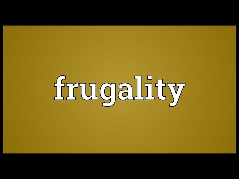 Header of frugality
