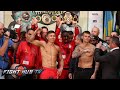 Gennady Golovkin vs. Martin Murray - Full Video - Weigh in & Face Off- Monte Carlo