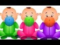 Five Little Babies Blowing Balloons &amp; Many More | Nursery Rhy...