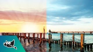 Gimp Tutorial Sunrise Effect