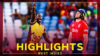 Highlights | West Indies v England | 5th T20I