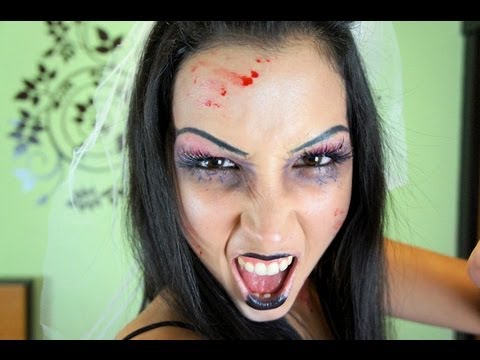 maquillaje novia cadaver halloween
