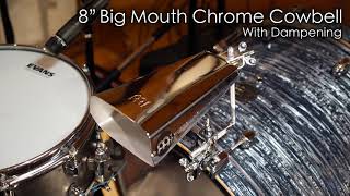 MEINL Percussion - 8" Big Mouth Chrome Cowbell - STB80B-CH

