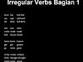 Belajar Speaking Irregular Verbs Bagian 1 images Belajar Speaking Irregular Verbs Bagian 1