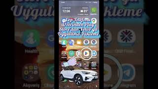 Volvo Ex40A Cep Telefonu Üzerinden Play Storedan Uygulama Yükleme