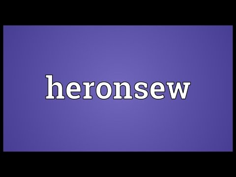 Header of heronsew