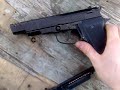 Video Тест пневматического пистолета "Аникс" А 101 М
