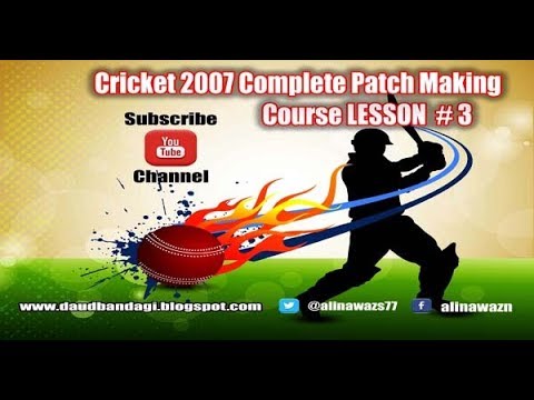 EA Cricket 07 Patch Making Tutorial#3│How to Add/Replace Teams in EA Cricket