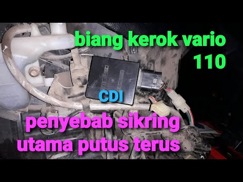 Cause of Vario 110 fuse often blowing @Blututoli