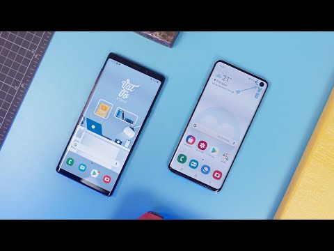 So sánh Samsung Galaxy S10 và Galaxy Note 9