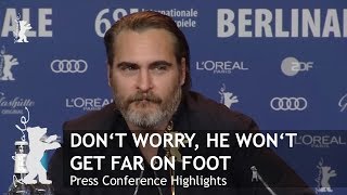 Don't Worry He Won't Get Far On Foot | Press Conference Highlights | Berlinale 2018 Don't Worry He Won't Get Far On Foot | Press Conference Highlights | Berlinale 2018