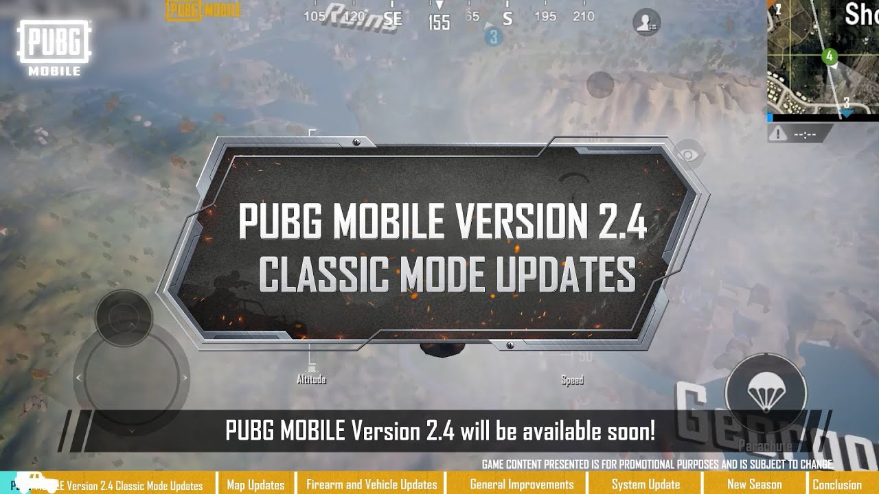 PUBG MOBILE | C4S10 Classic Mode Update Intro Guide PUBG MOBILE | C4S10 Classic Mode Update Intro Guide