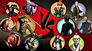Shadow Fight 2 Shadow And Bodyguards Vs Hermit And Bodyguards