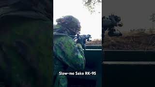Finnish Rk-95 In Slow Motion This Is How It Really Works