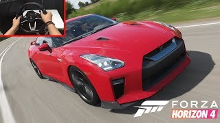 Forza Horizon 4 - Nissan Gt-R - Hori Racing Wheel Overdrive Rwo - Free Roam - Summer