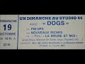 DOGS Live au Studio 44 (Rouen 1980) [audio]