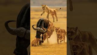 Will The Buffalo Kill The Lion Cub?
