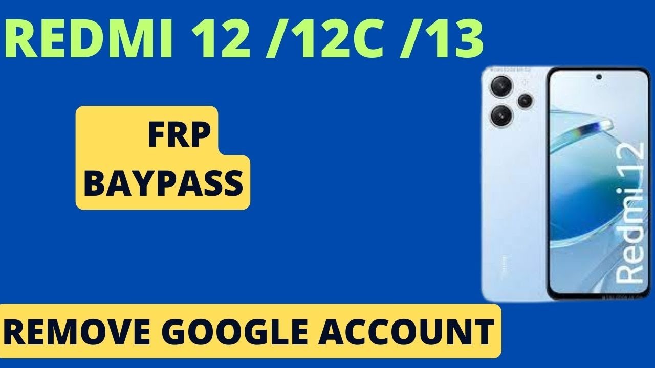Redmi note13 FRP Bypass / Google account remove Redmi note13 FRP Bypass / Google account remove