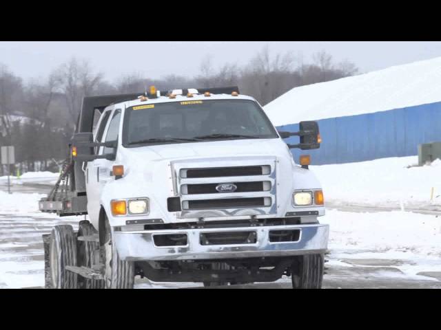 2016 model ford f650 f750 work trucks - YouTube
