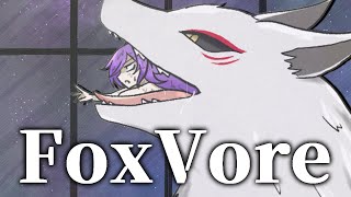 Fox Vore Azami　大きな妖狐が花宵アザミを丸呑みにしてしまうVorefox