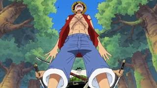 Monkey D luffy scar - chest and eye scar - One piece moments