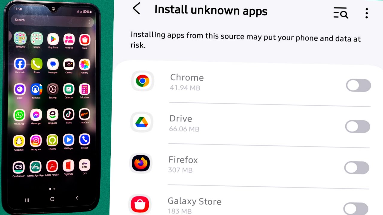 How to install Unknown Apps from Chrome & internet on How to install Unknown Apps from Chrome & internet on