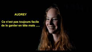 AUDREY : Sensibilisation contre l'isolement.