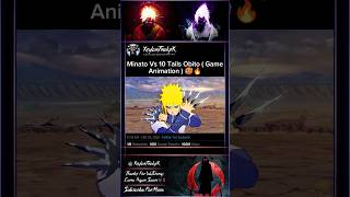 Minato Vs 10 Tails Obito Game Animation