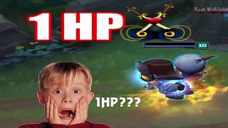 Outplay Montage - Top 10 Amazing 1 Hp Outplay - League Of Legends