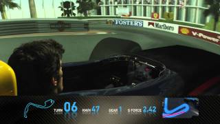 F1 Track Simulator -- Mark Webber At Monte Carlo