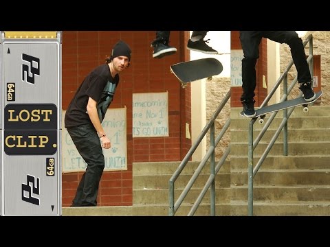 Greg Lutzka Kickflip Noseblunt Lost & Found Skateboarding Clip #61