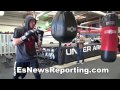 never never never give up in life or boxing - ray beltran mike lee working EsNews