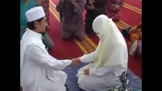 The Wife Touch Her Husband Hand First Time