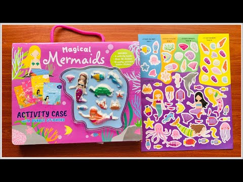 Bộ Sách Sticker 3D Hình Dán Nàng Tiên Cá Dưới Đáy Biển - Mermaid Sticker Book (Rainbow Candy)