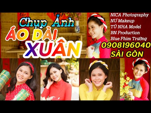 Chụp ảnh áo dài Xuân | Chụp Ảnh Tết | Cho Thuê Áo Dài TẾT | SÀI GÒN