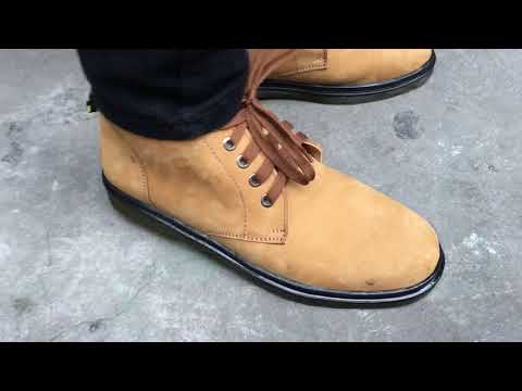 Giày dr martens da sáp vàng hot