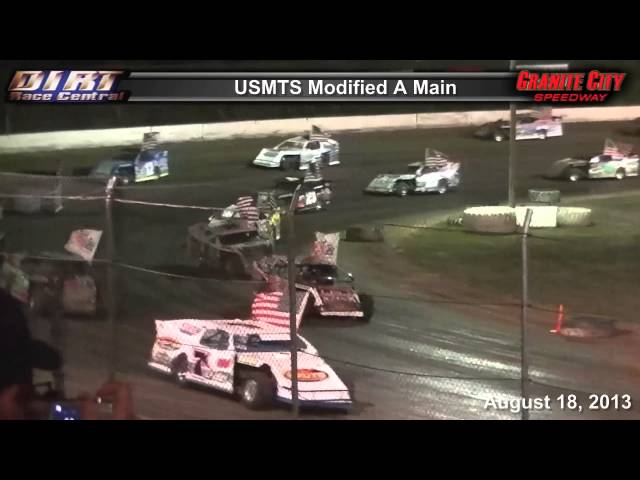 Granite City Speedway 8 18 13 USMTS Modified Races