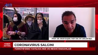 Coronavirus Salgınının Türkiye'deki Yayılma Hızı - Onur Başer