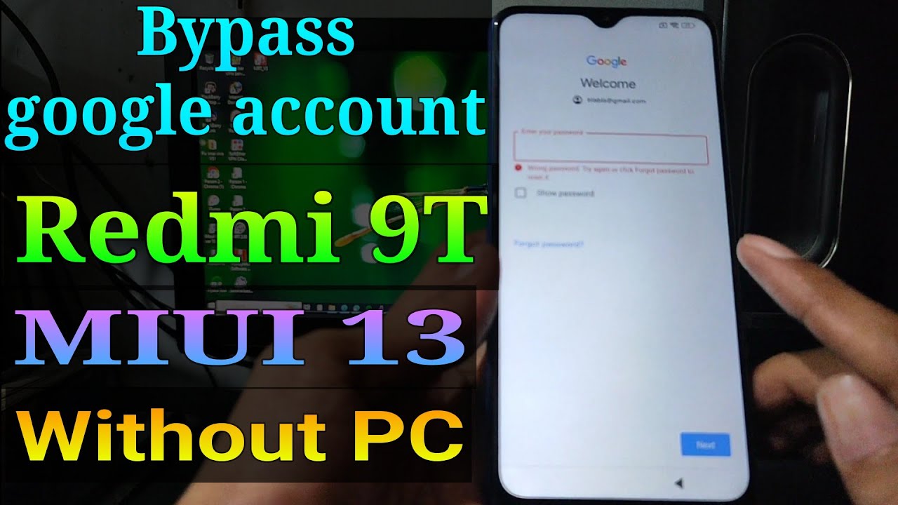 Bypass Google Account Redmi 9T || Frp Bypass Redmi 9T Bypass Google Account Redmi 9T || Frp Bypass Redmi 9T