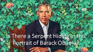 Is There a Serpent Hidden in the Portrait of Barack Obama Is There a Serpent Hidden in the Portrait of Barack Obama