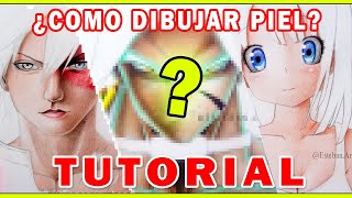 ? Los SECRETOS para COLOREAR PIEL Anime ?Con colores ESCOLARES | TUTORIAL - Esteban Arts