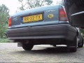 Opel Kadett E 1.3s sound and got a big exhaust.