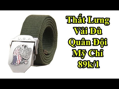 Thắt Lưng Vải Dù Quân Đội Mỹ - Chuyên Sỉ Thắt Lưng Quân Đội - Thiện Army