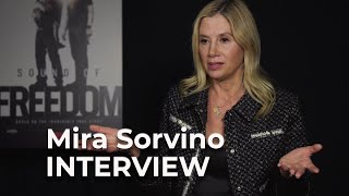Sound Of Freedom 2023 Interview With Mira Sorvino