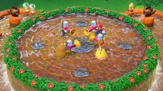 Super Mario Party Square Off Luigi Vs Mario Vs Monty Mole Vs Daisy